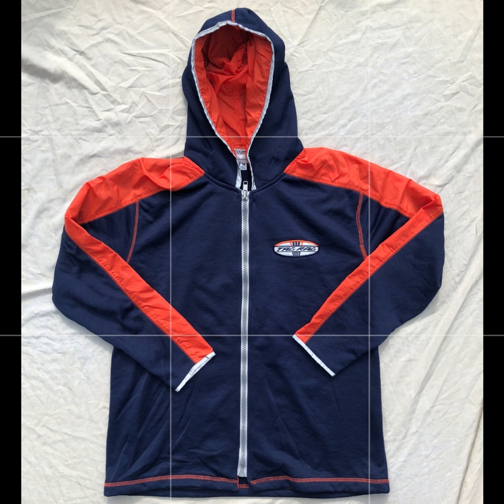 Vintage Retro Tag Rag Hoodie Jacket Reflective